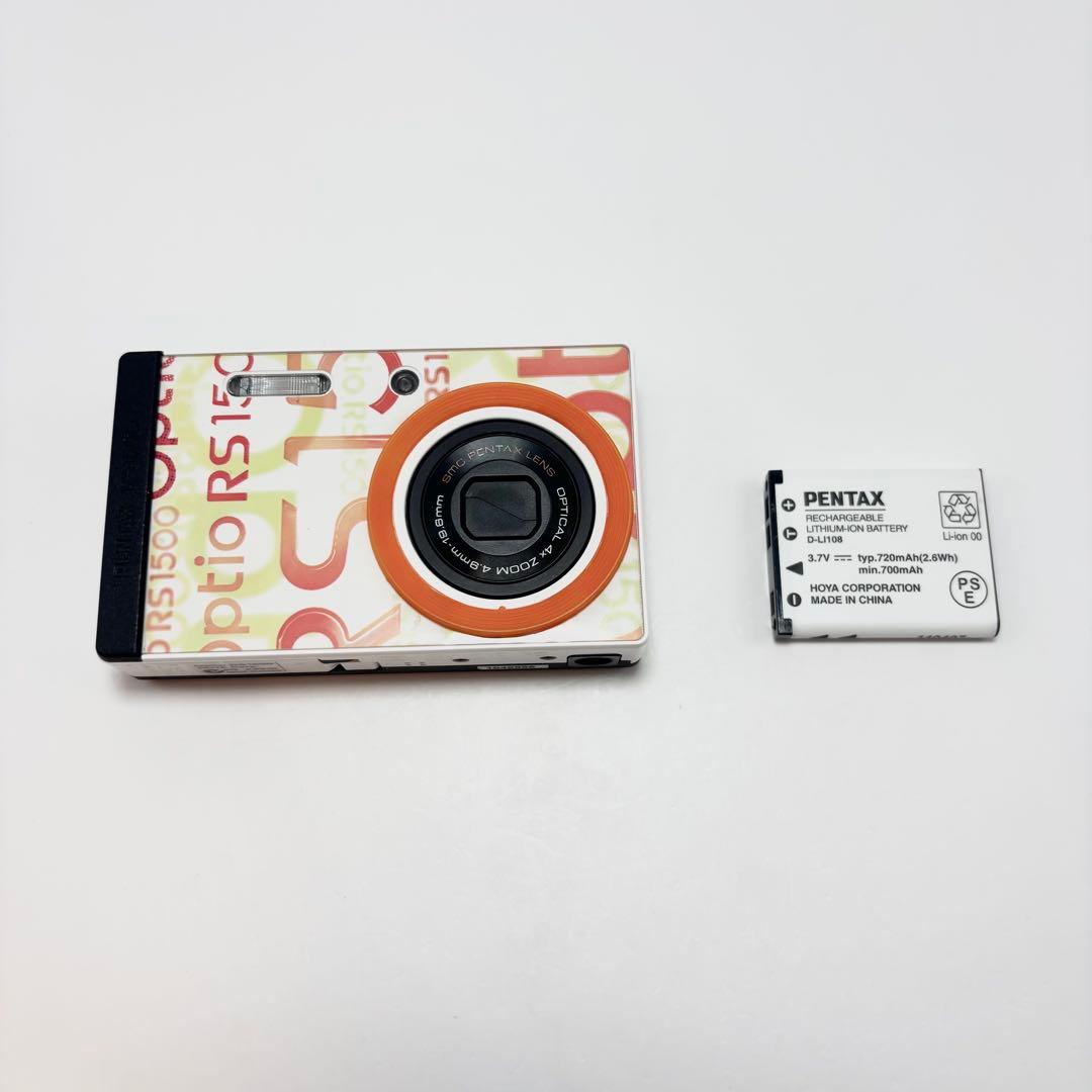 【美品】PENTAX Optio RS 1500 コンパクトデジタルカメラ