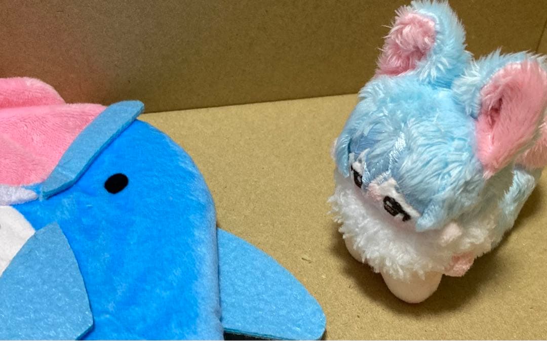 自作ぬいぐるみ・イルカの男の子