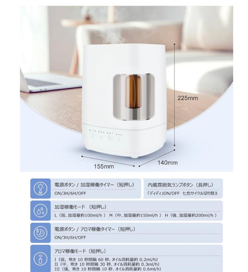 【現品限り‼️】ENERG e's Cube Ex 加湿器 超音波式加湿器プラス