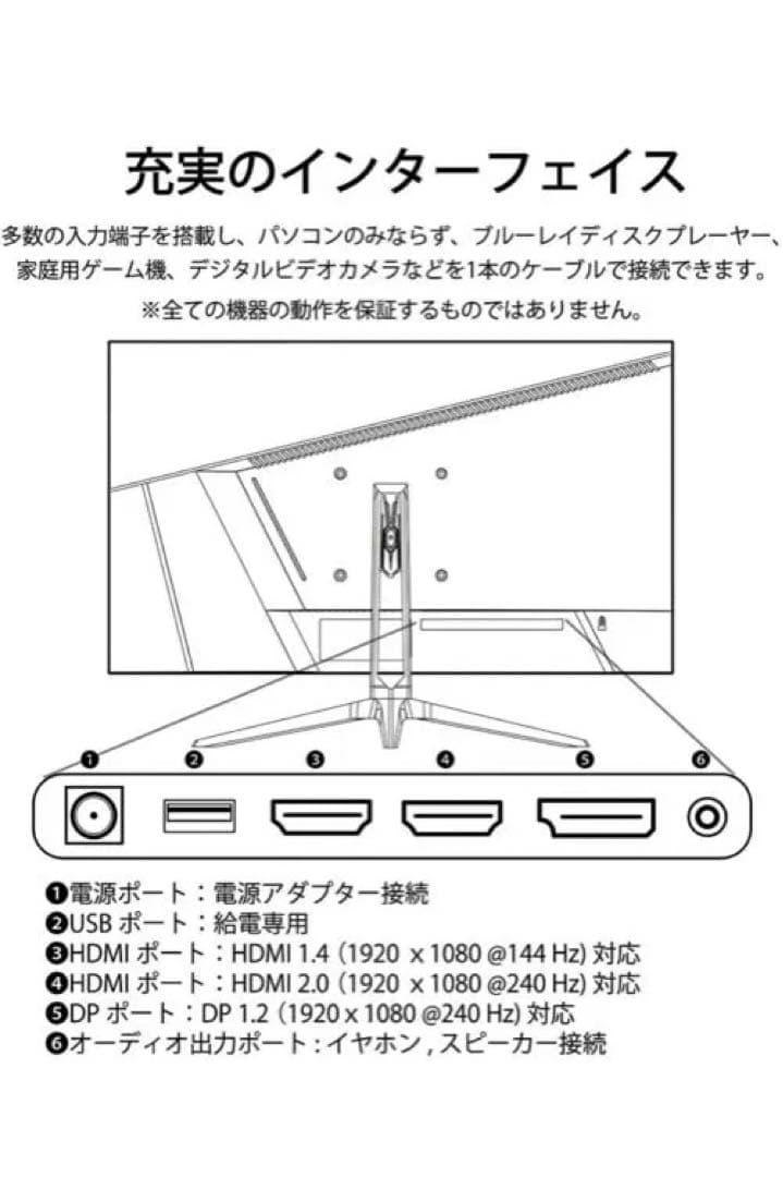 240hz モニター