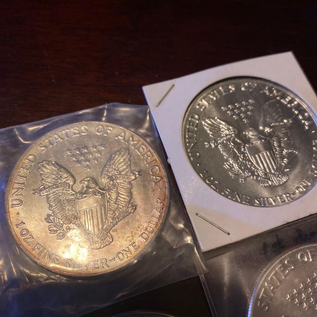 アメリカンイーグル銀貨 4枚セット