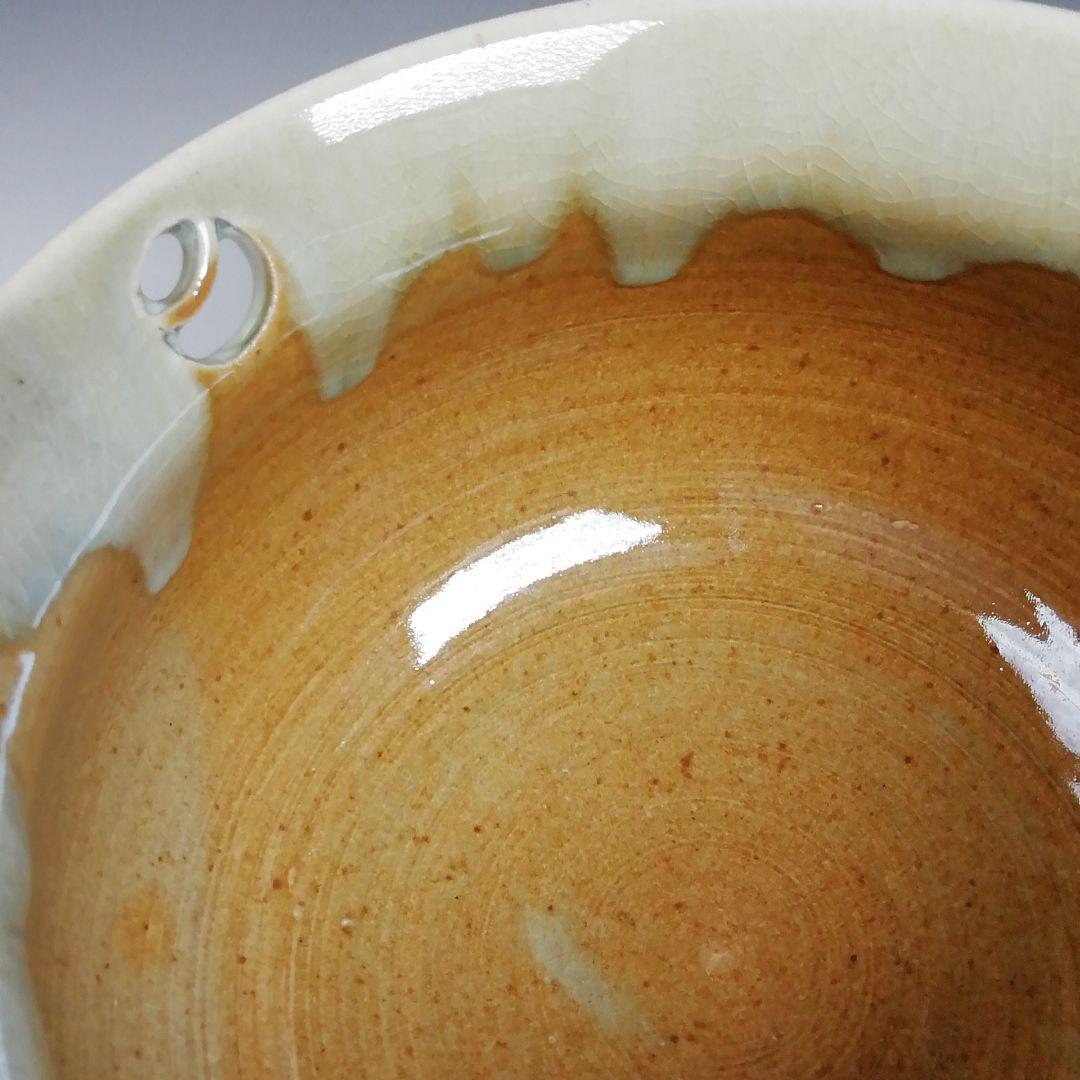 Ｓ８６１　建水　『赤膚焼』『尾西楽斎造』　共箱　茶道具