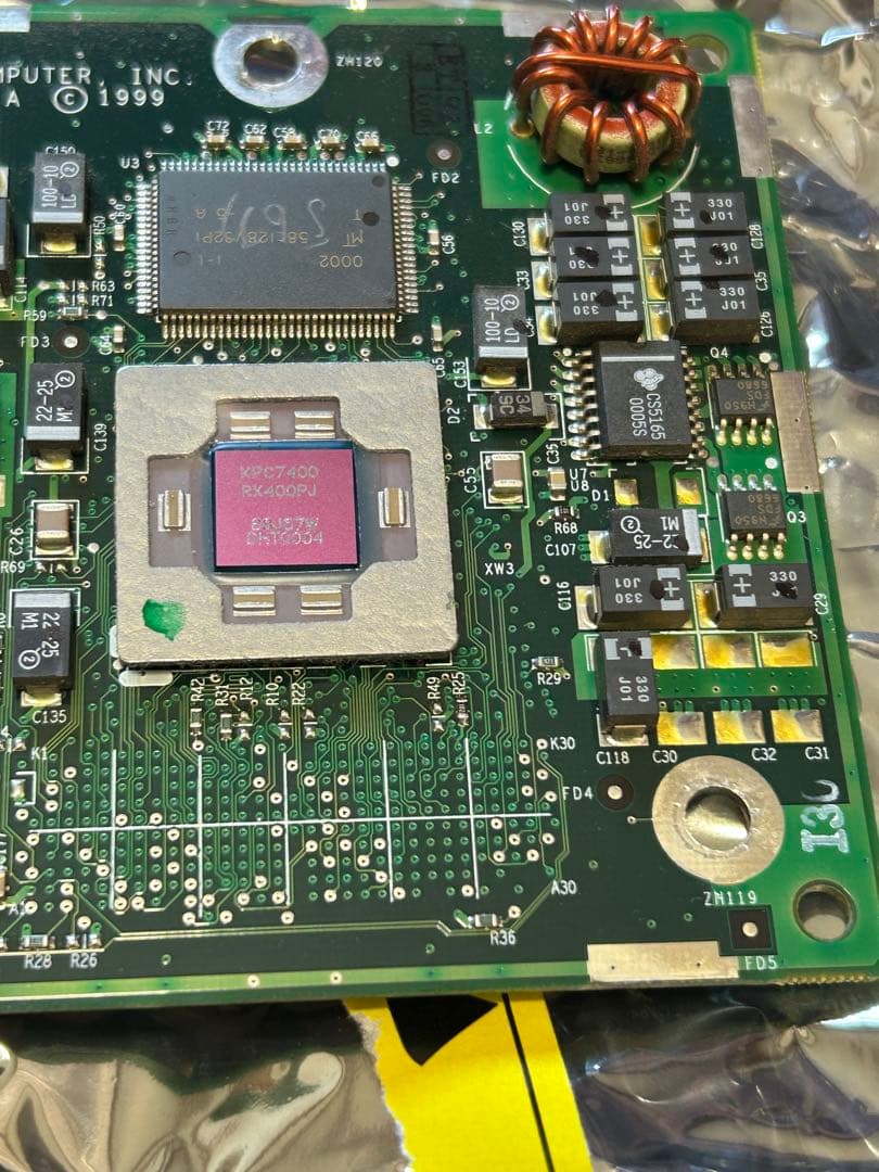 PowerMacG4 Cube CPUボード400MHz&純正ヒートシンクセット