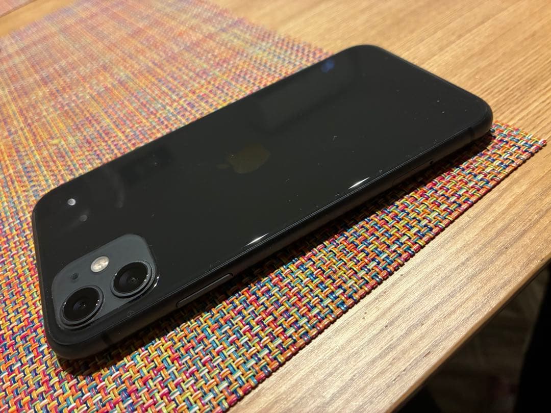 Apple iPhone 11 ブラック 本体・充電器・充電ケーブル