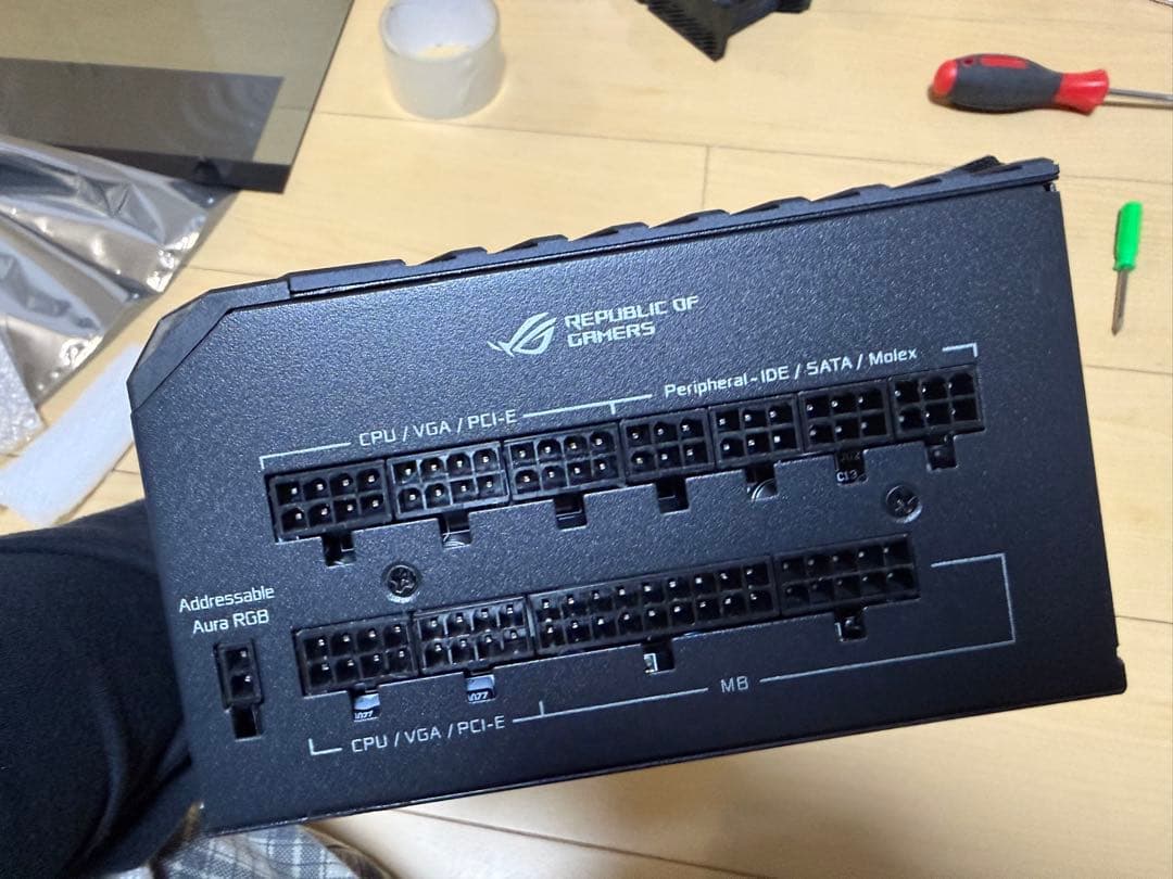 ASUS ROG THOR 850W PLATINUM 電源ユニット
