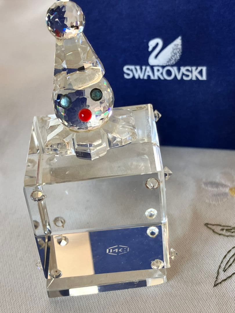 ★SWAROVSKIスワロフスキー　オブジェ　置物　ピエロ