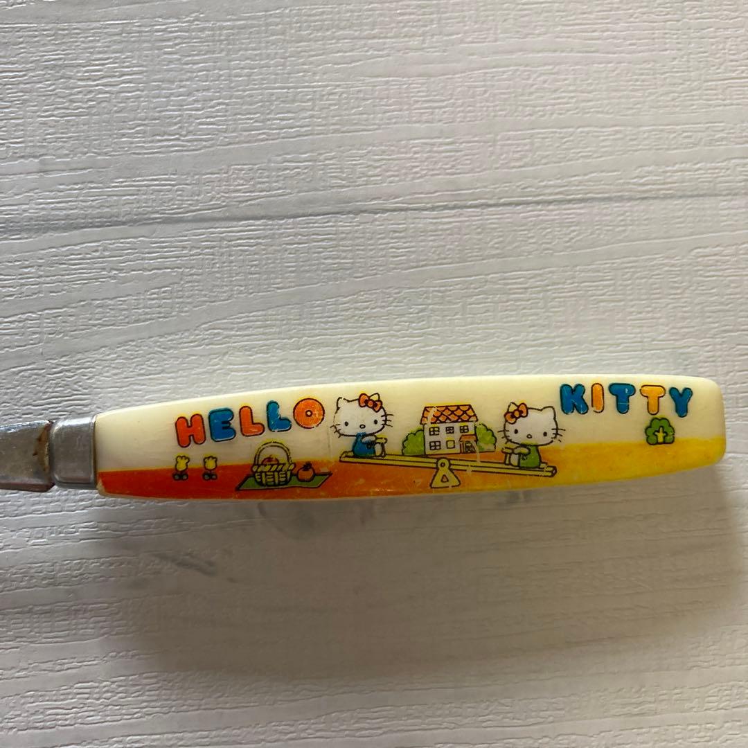 ビンテージ　コレクション　昭和レトロ　ハローキティ 子供用フォーク　サンリオ