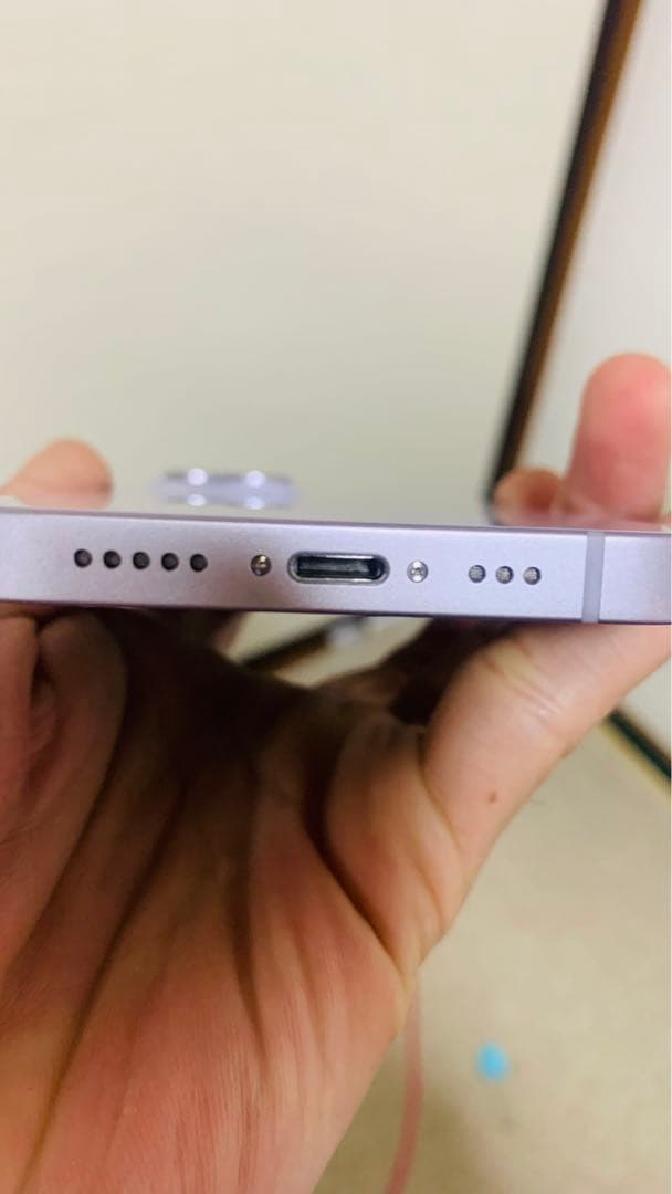 iPhone 14パプル 色 battery 86% Rank A+