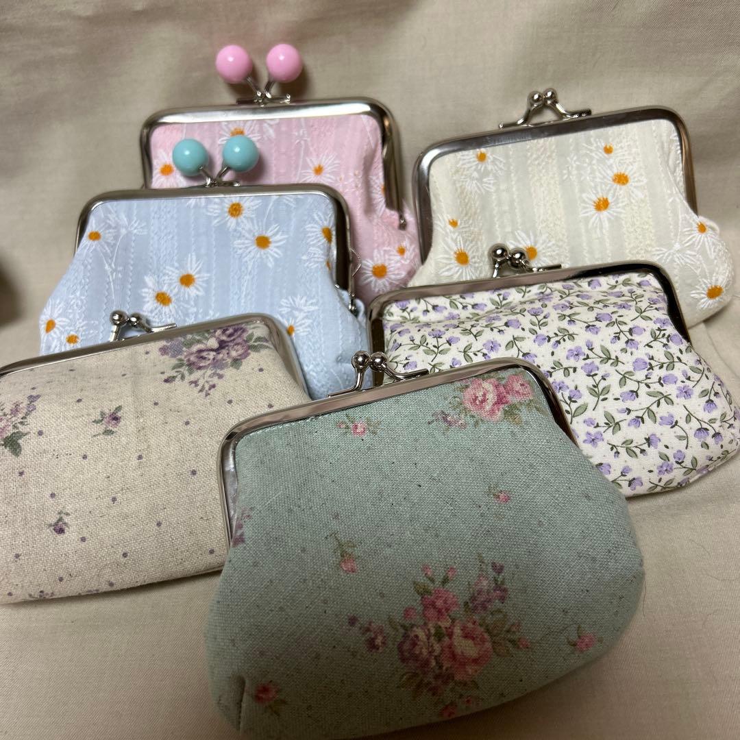 ハンドメイド　ガマ口セット