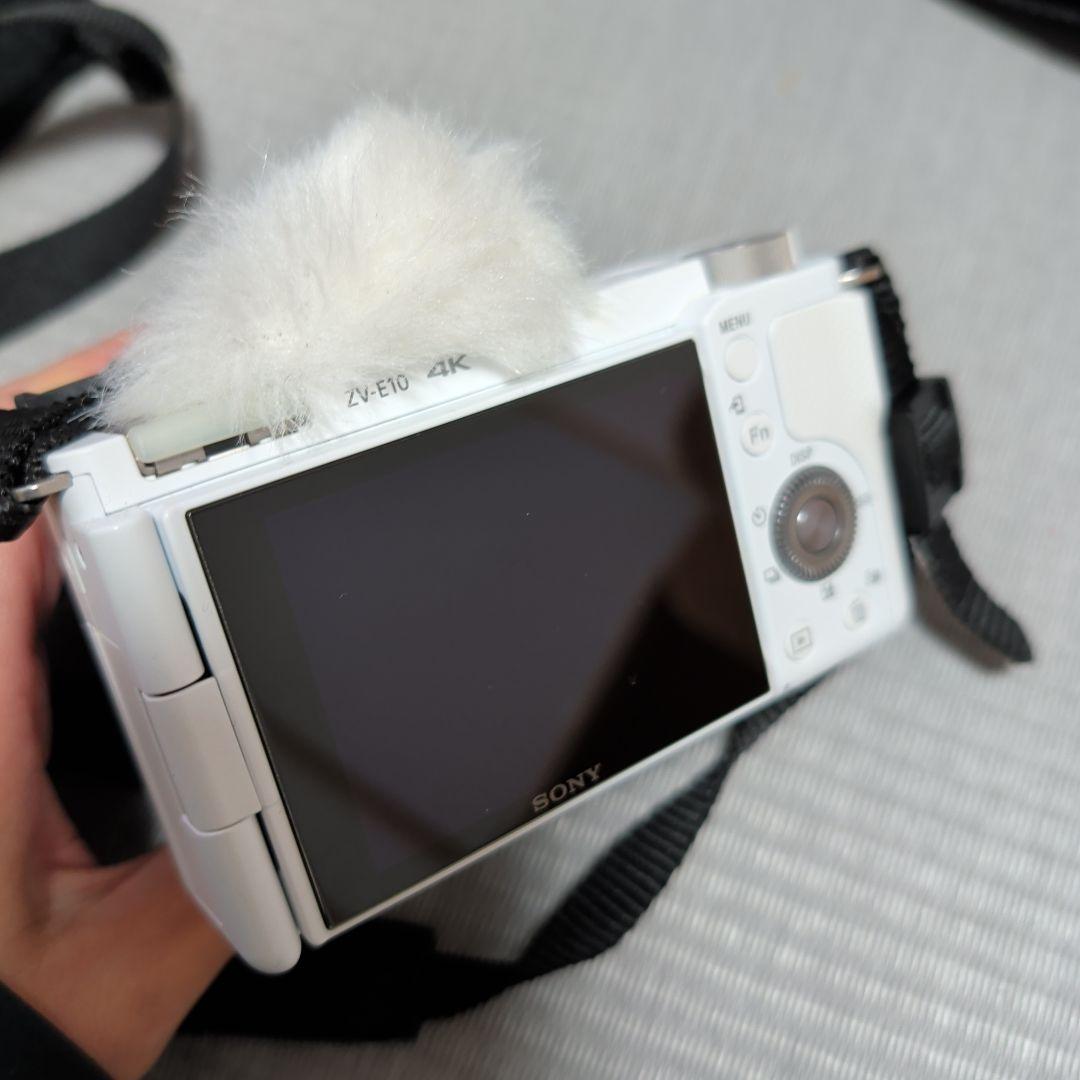SONY zv-e10 　パワーズームレンズキット　 グリップ　sel35f18