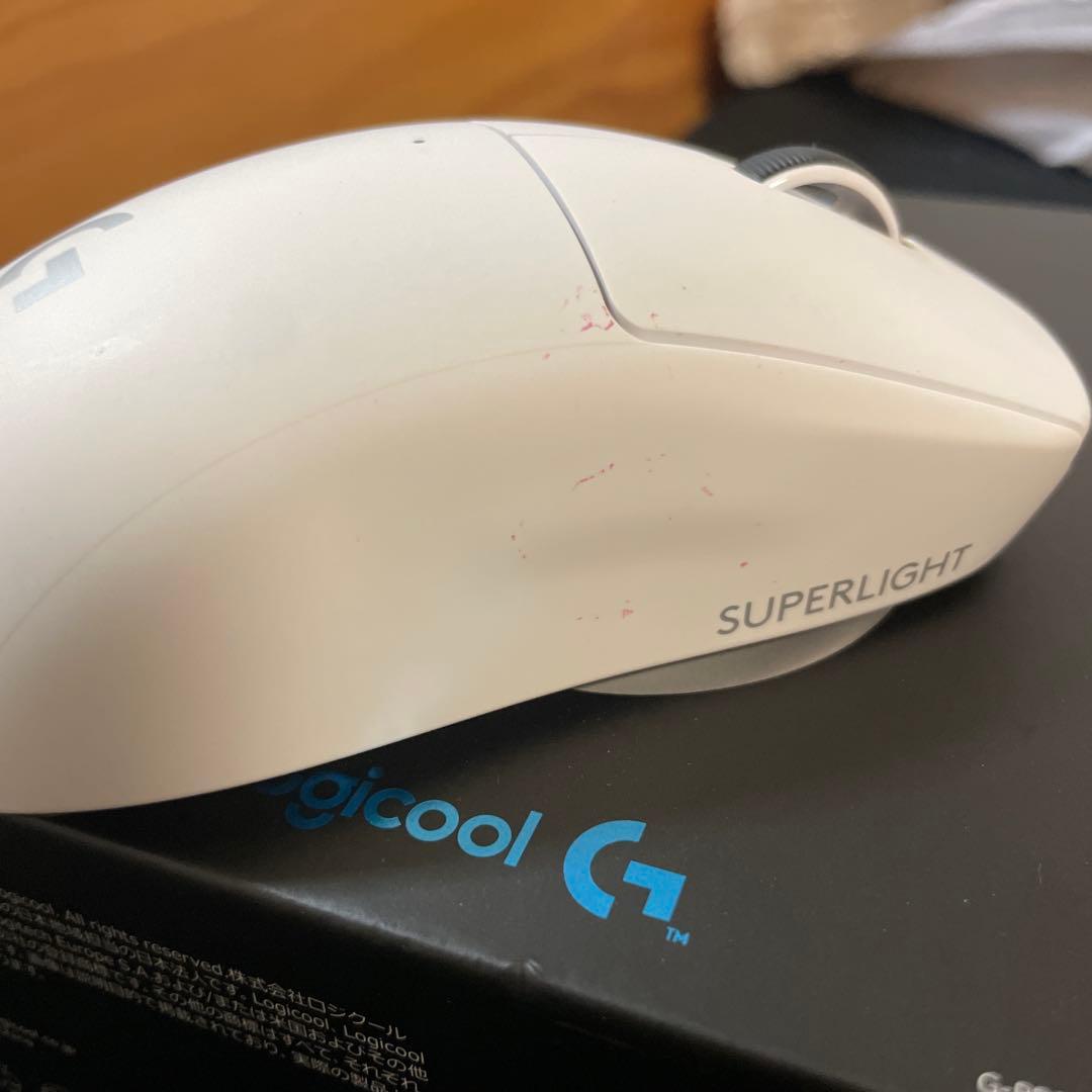 Logicool G PRO X SUPERLIGHT ホワイト(箱付き)