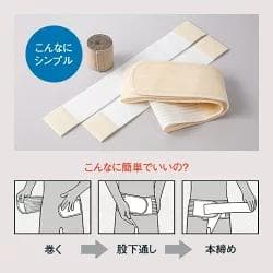 脱腸サポーター 腸あんしん 鼠経ヘルニア 日本製 S-M 一般医療機器 男女兼用
