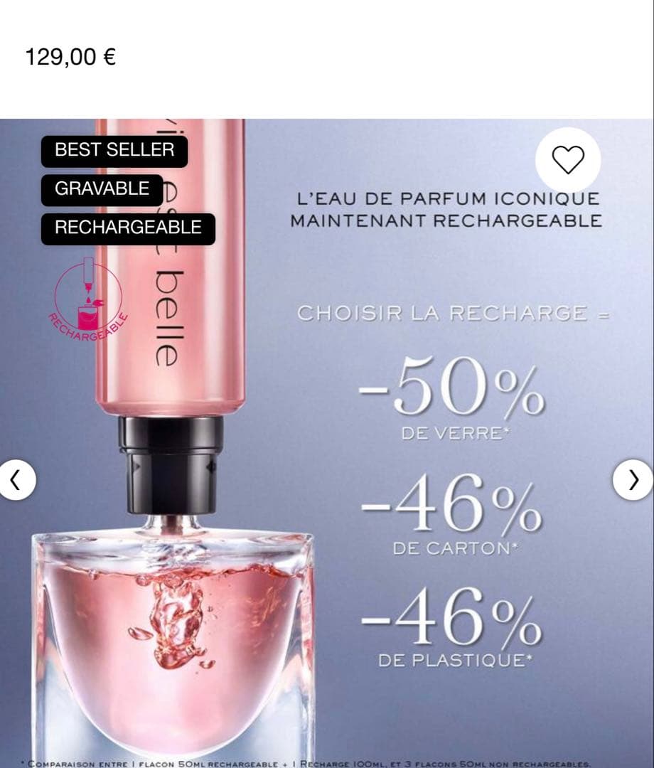 Lancôme La Vie Est Belle 100ml リフィル