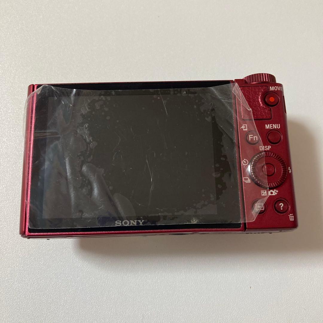 【美品】デジカメ　SONY DSC-WX500 30倍ズーム　レッド　赤