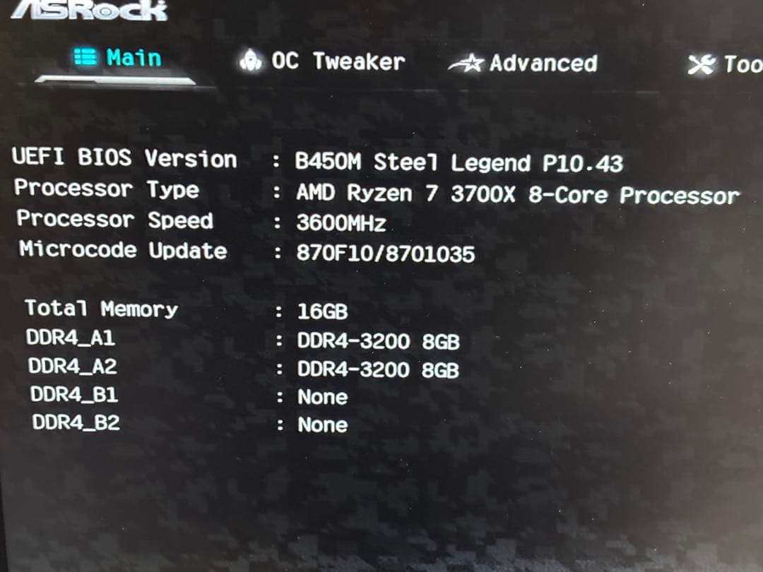 SAMSUNG 16GB DDR4 メモリ