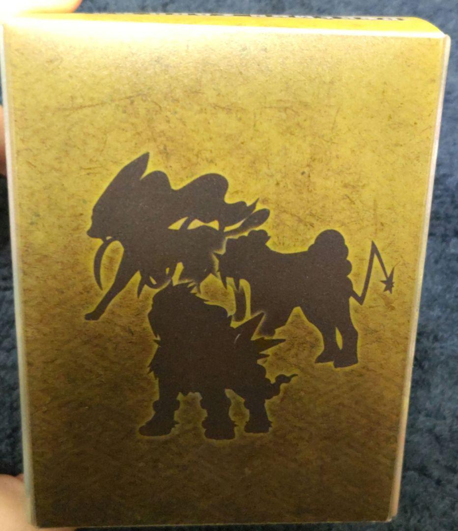 ポケモンカード デッキケース 収納ケース エンテイ、ライコウ、スイクン 焼けた塔