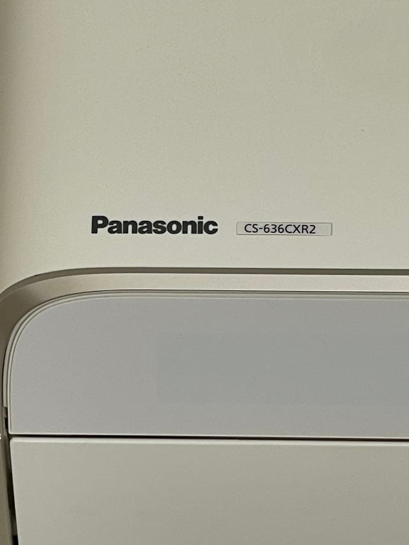 Panasonic CS-636CXR2-W エアコン本体　室外機