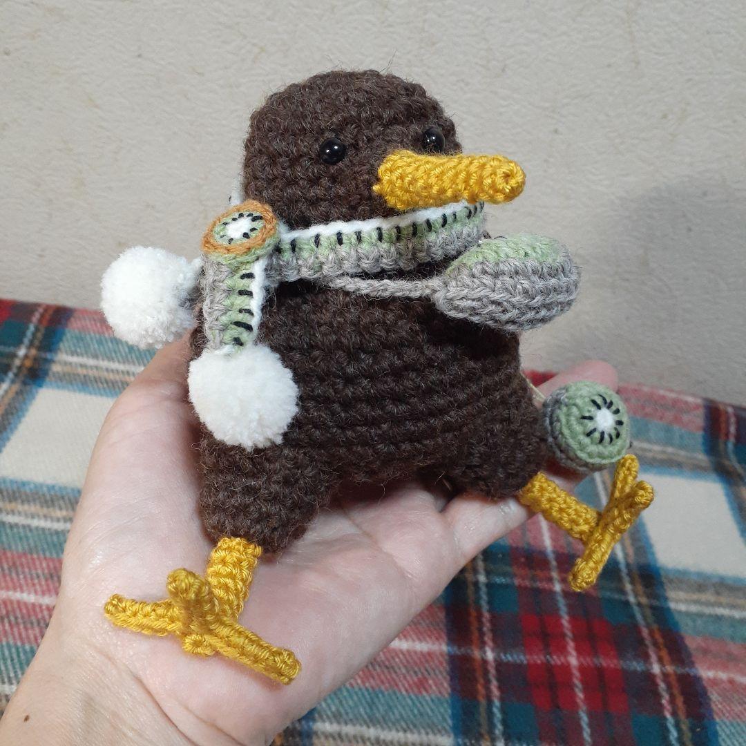 専用　ハンドメイド　キーウィ　がま口　マルチポーチ　　キウイ
