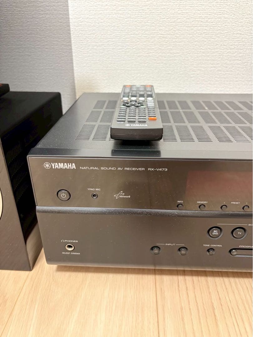 Yamaha RX-V473 AVレシーバー ウーファースピーカー付き