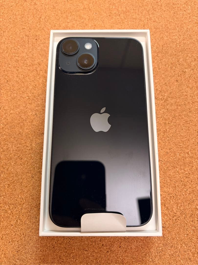 iPhone14 256GB ミッドナイト 画面キズなし【ガラスフィルムおまけ】