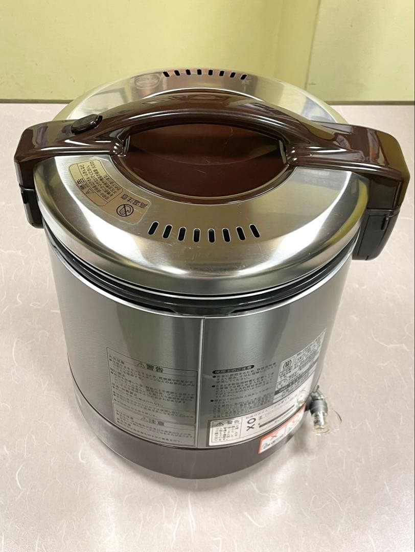 A944 極美品❗️10合都市ガス保温付ジャー付大阪ガスリンナイガス炊飯器