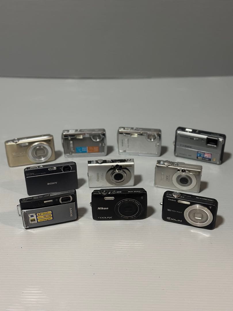 10台 デジカメラ まとめ【動作未確認ジャンク扱】 ②
