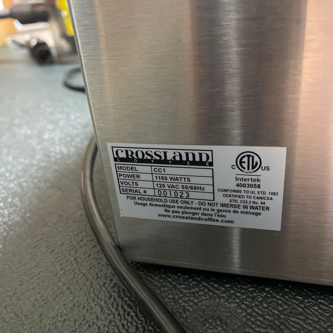 CROSSLAND エスプレッソマシン CC1