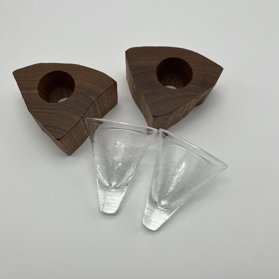 旭川クラフト JUNCOBO 淳工房 木Glass 木グラス ヒビ 国産クラフト