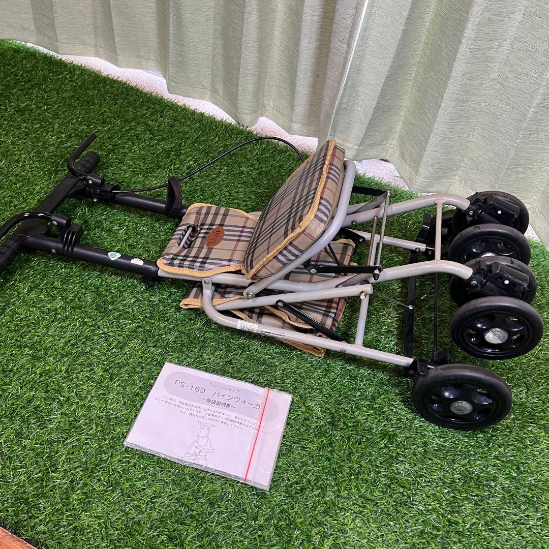 幸和製作所 パインウォーカー チェック コンパクト Lively シルバーカー
