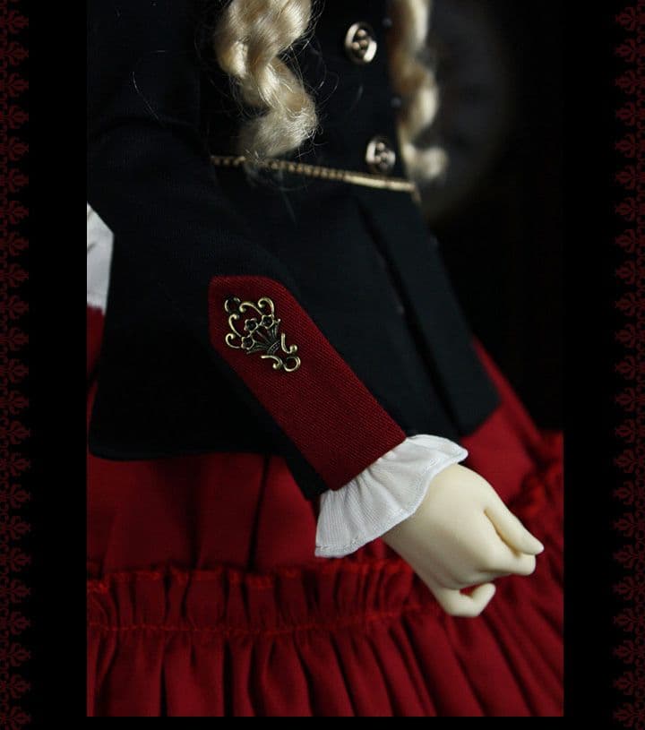 WY18 人形服 ドール服 英倫風 復古 洋服 BJD服 3分 ロリタ お嬢様