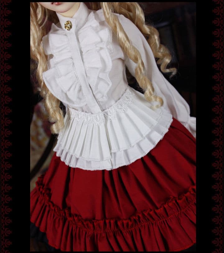 WY18 人形服 ドール服 英倫風 復古 洋服 BJD服 3分 ロリタ お嬢様