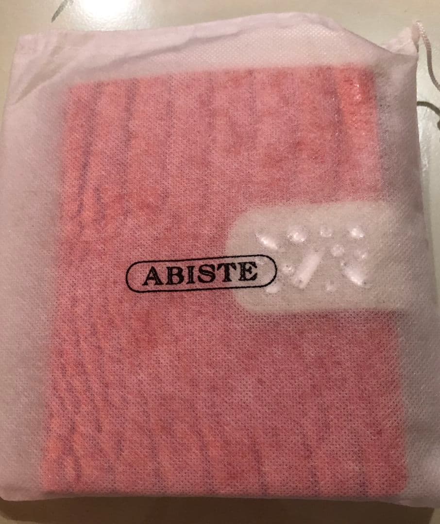 【ABISTE 】ビジュ付きお薬手帳、母子手帳ケース オレンジ