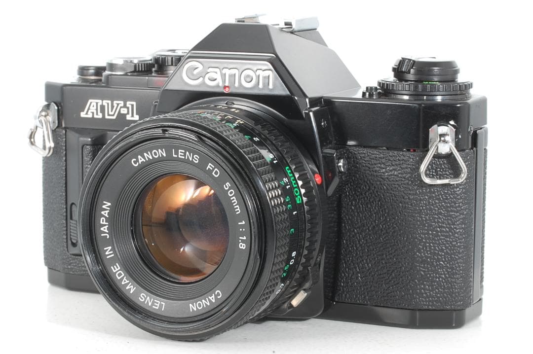 Canon AV-1 FD 50mm f1.8 動作良好 美品 フィルムカメラ