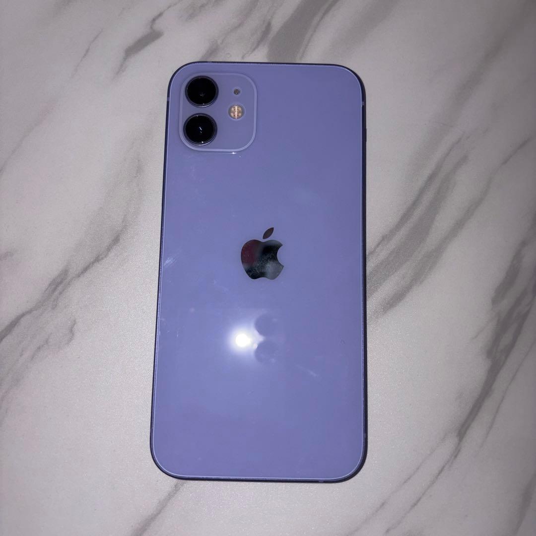 【箱付き】Apple iPhone12 128GB パープル