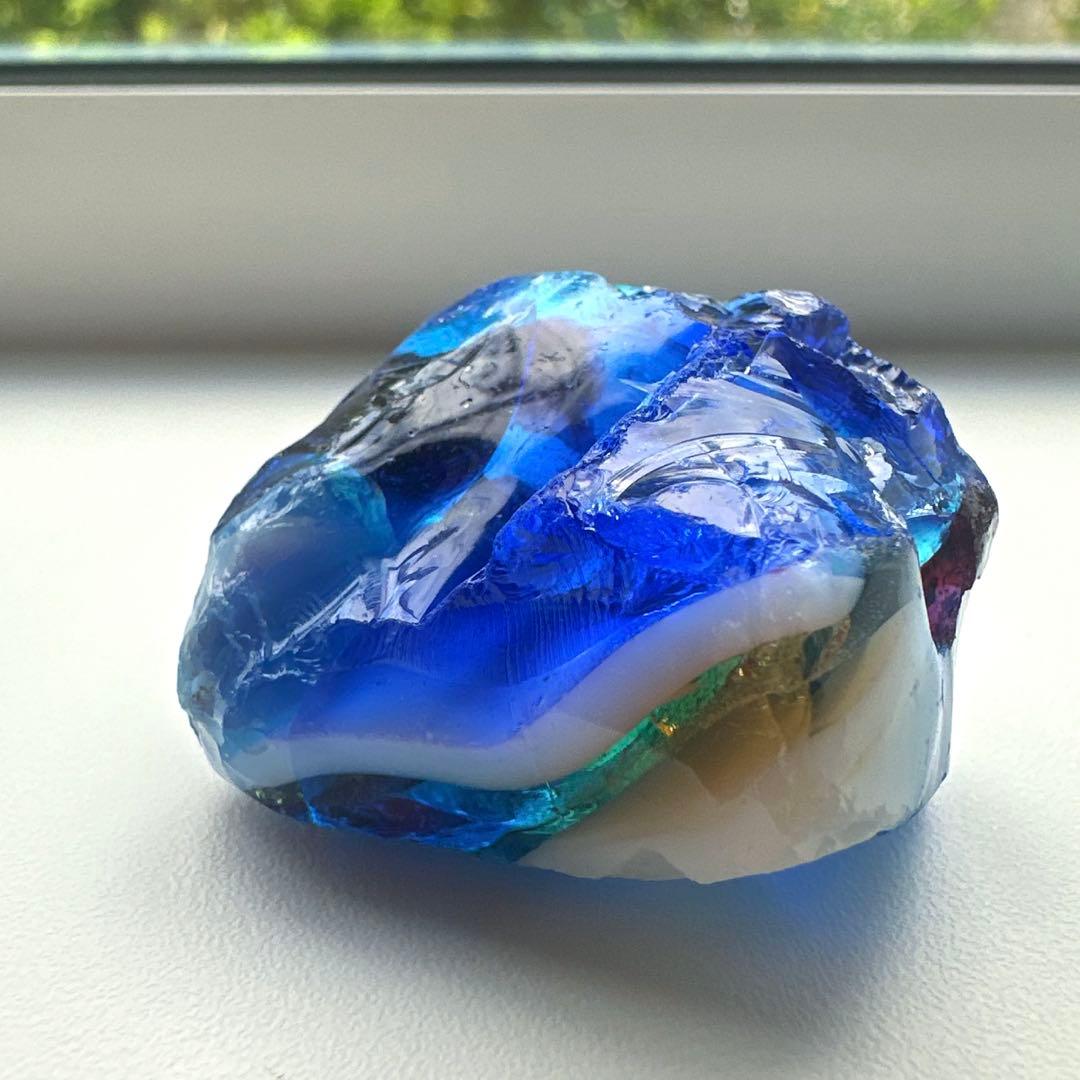 アンダラクリスタル　シエラネバダ　マルチカラー　ブルー　37.9g キャメル