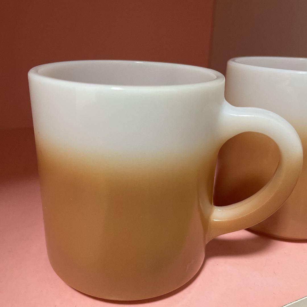 ヘーゼルアトラス　マグ　茶色セット