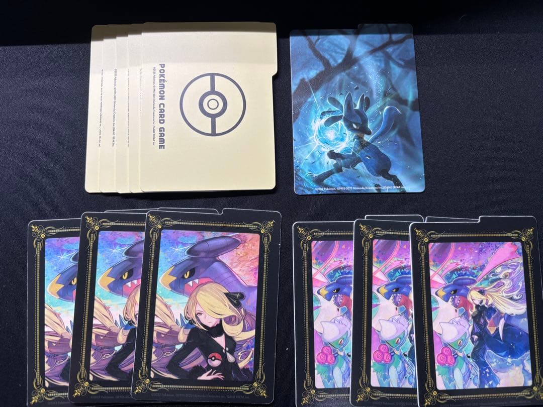 ポケモンカードゲーム デッキケースまとめ売り シロナ ルカリオ アルセウス
