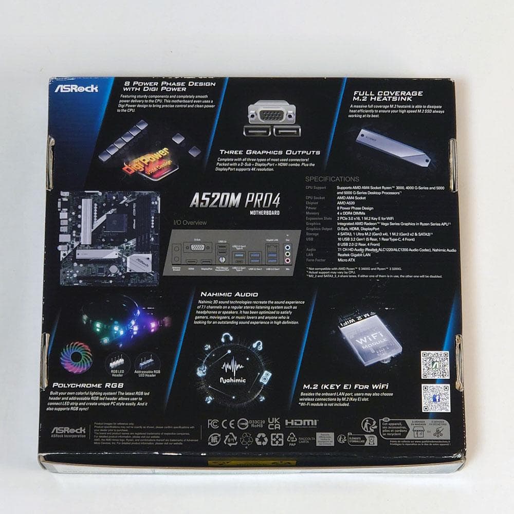 ASRock A520M PRO4 マザーボード 新品未開封