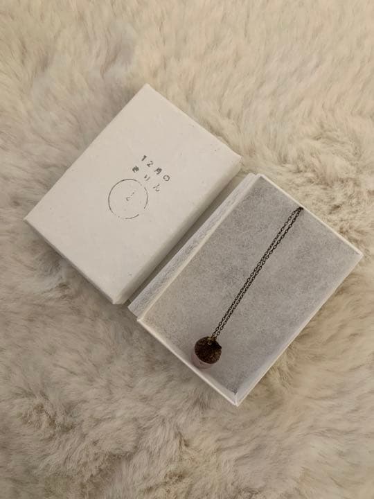 【新品】ハンドメイド　どんぐり　ネックレス　ピンク