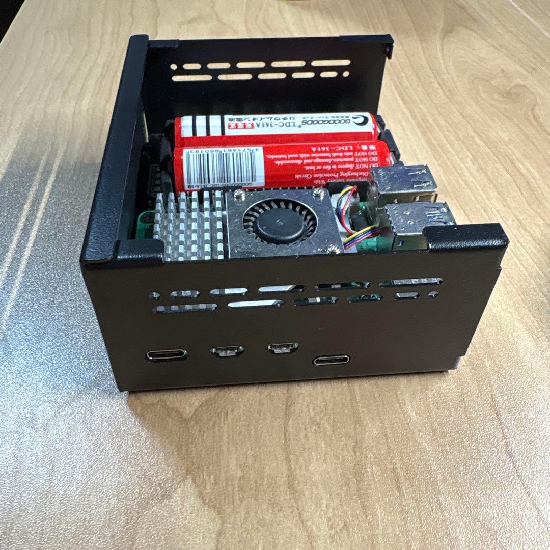 ミニPC Raspberry Pi 5 8GB / Geekworm X1201 UPS