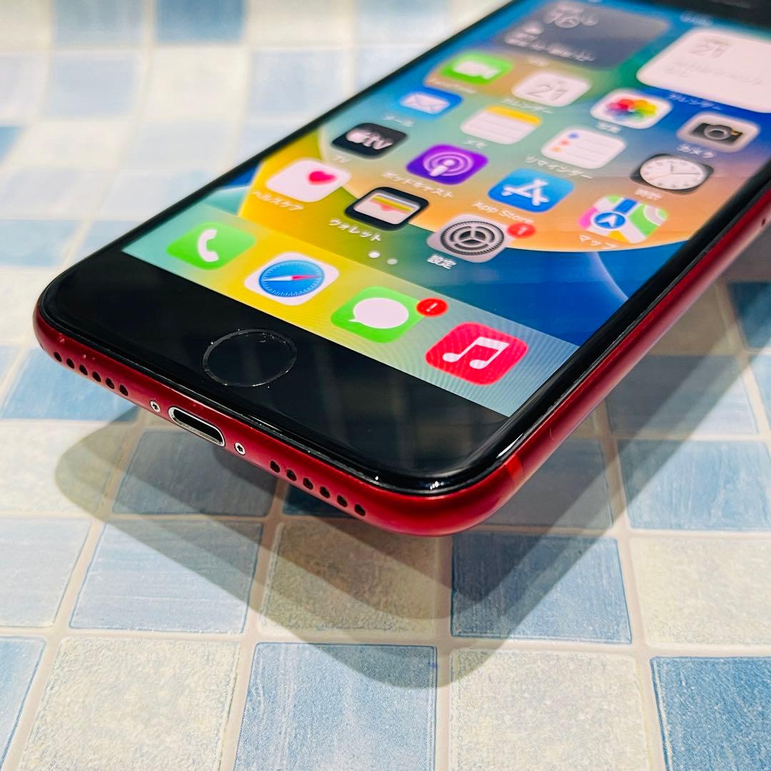 SIMフリー iPhone8 64GB レッド 電池良好