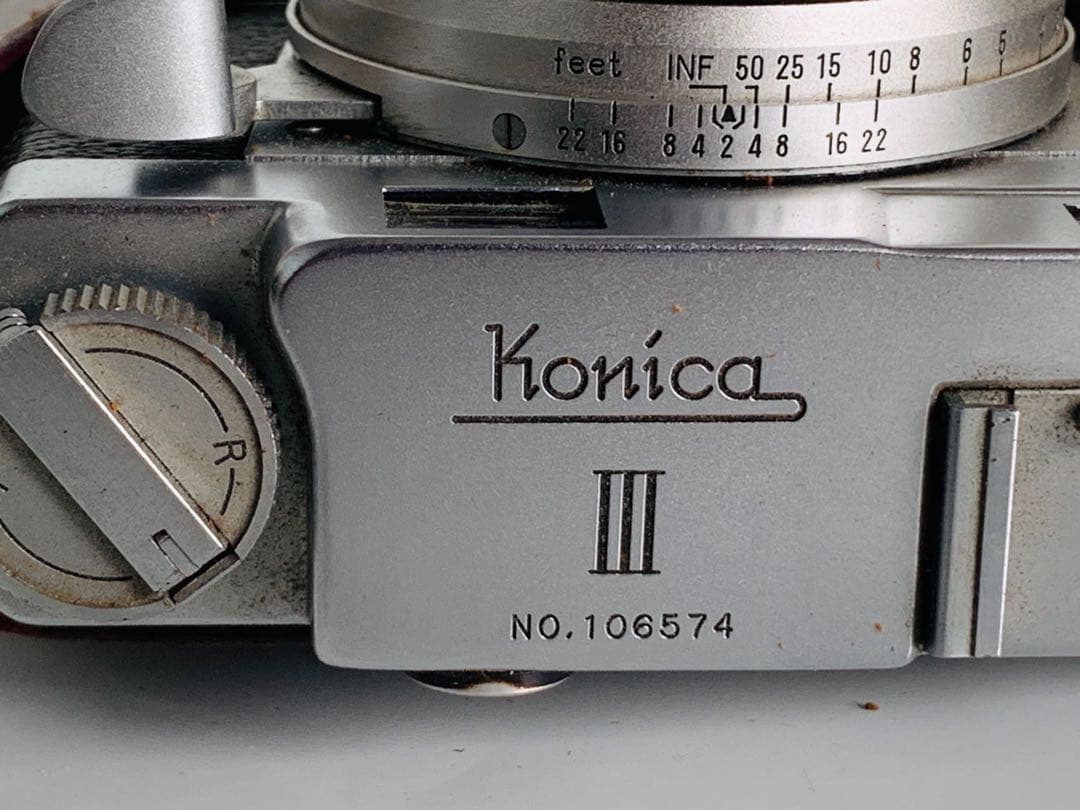 Konica III フィルムカメラ 45mmレンズ付き