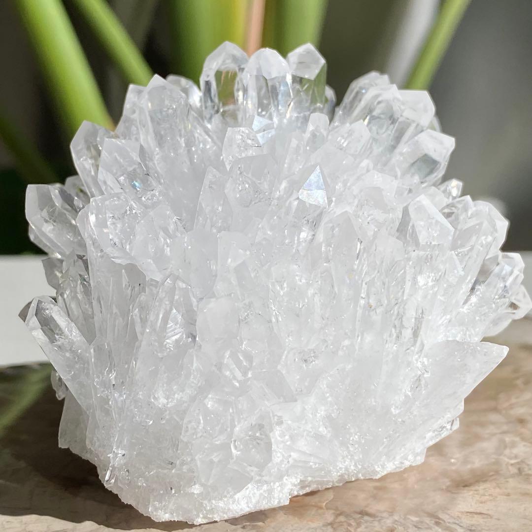 【 天然石 キュート 菊花水晶 クラスター 浄化 ヒーリング 】