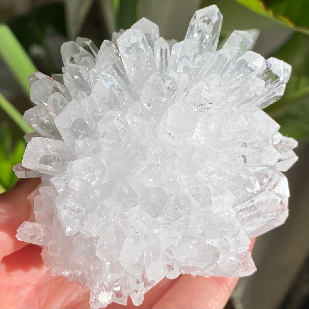 【 天然石 キュート 菊花水晶 クラスター 浄化 ヒーリング 】
