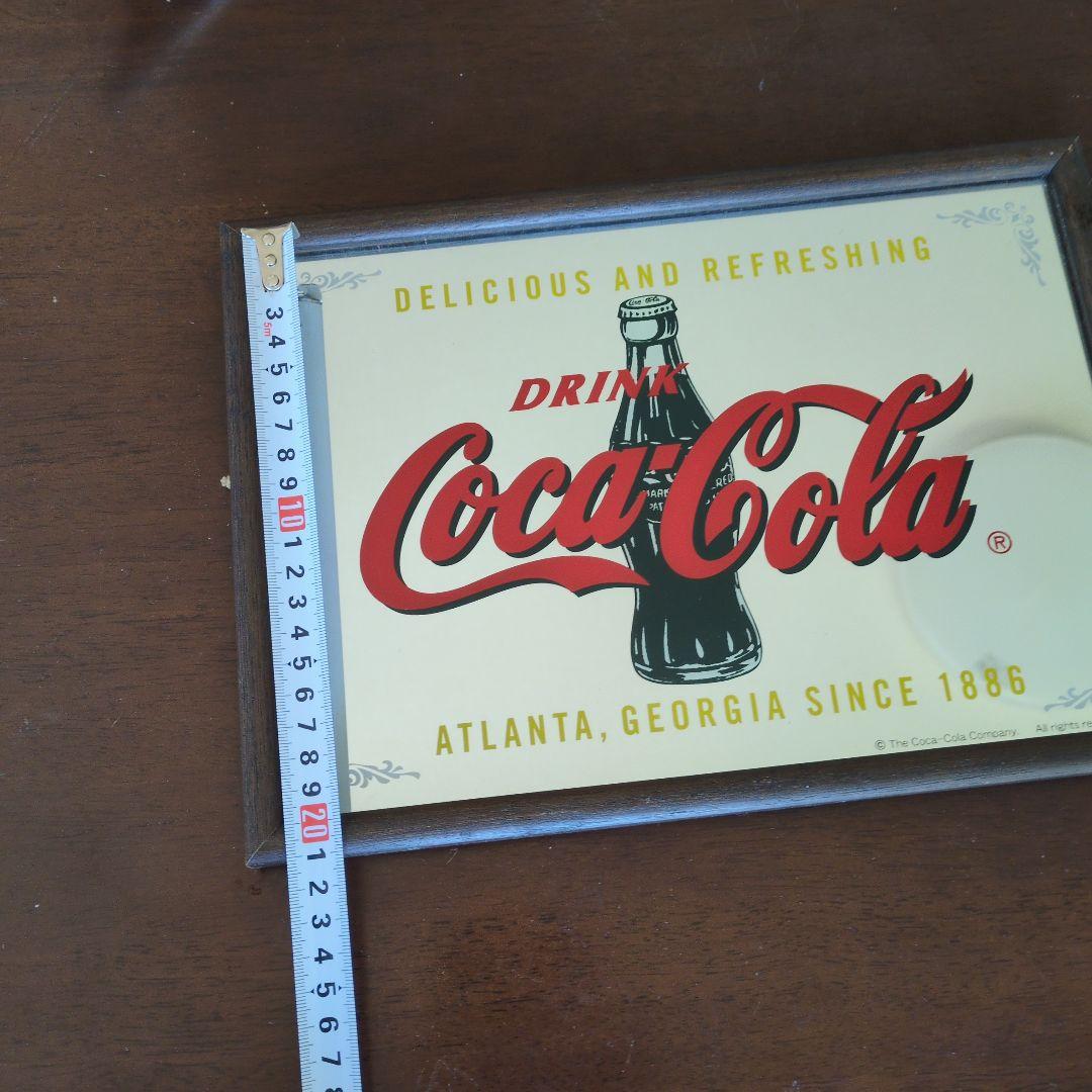 Coca-Cola パブミラー約23cm x 31cm