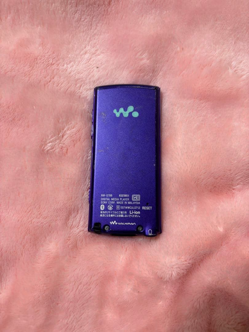 SONY NW-S766 パープル 29GB