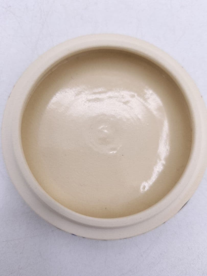 d059【未使用】香合 仁清写 芽張柳 山川巌 木箱 茶道具