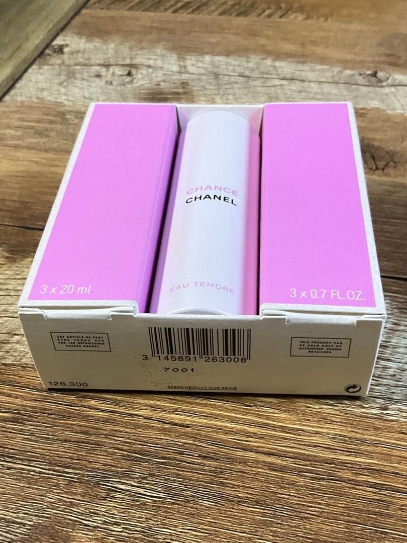 CHANEL CHANCE EAU TENDRE 3本セット