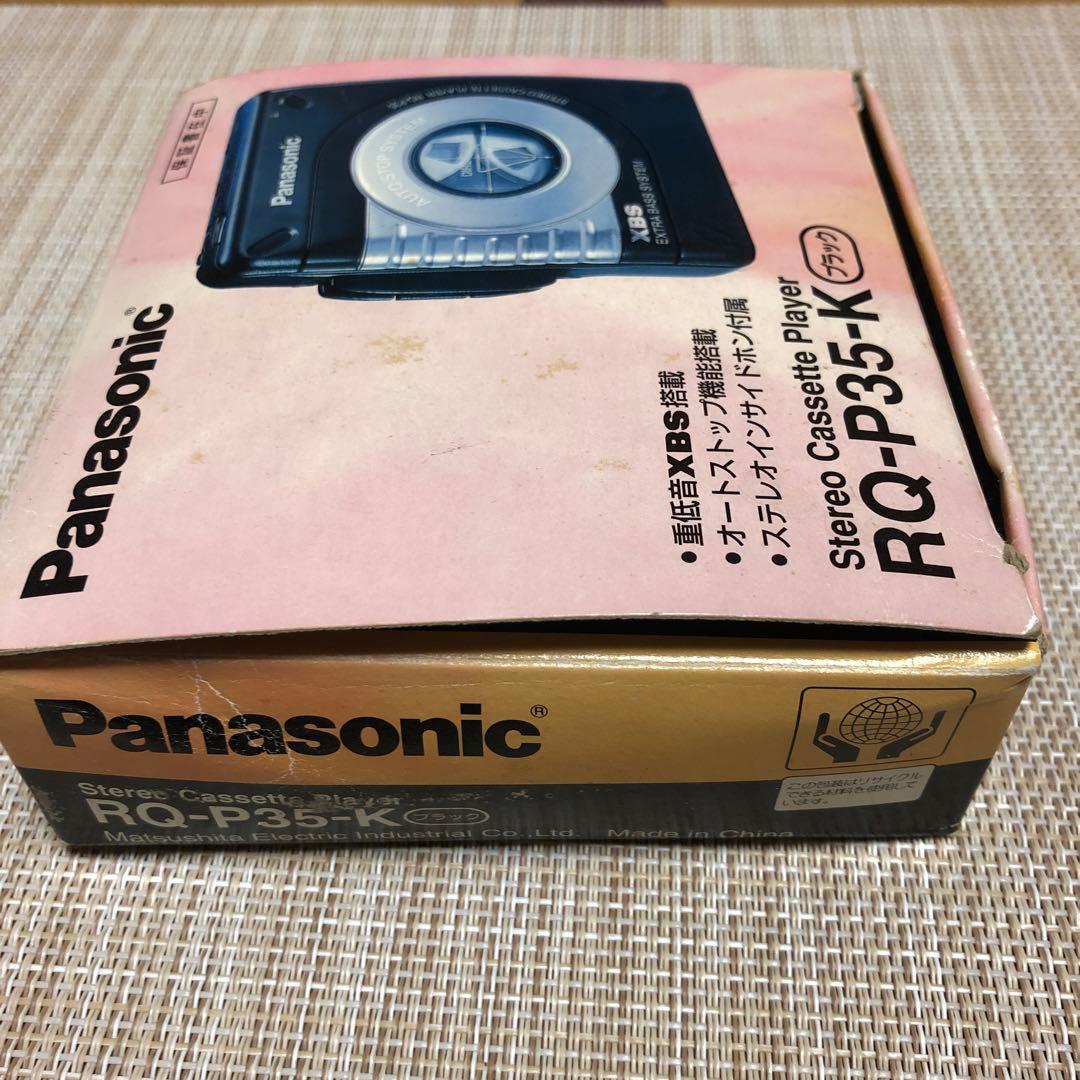 Panasonic RQ-P35-K カセットプレーヤー ブラック