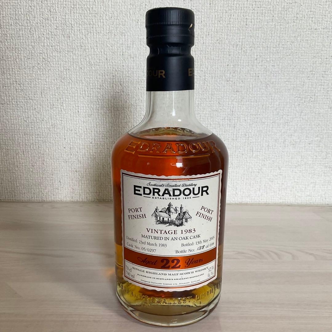 希少！限定 EDRADOUR エドラダワー 22年 1983ポートフィニッシュ